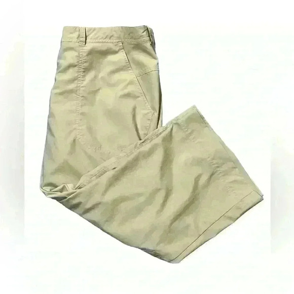 Patagonia Inter-Continental Capris Women’s 14 Tan Nylon Polyester Lightweight - Picture 1 of 9